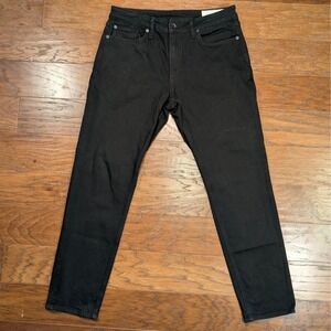 Rag Bone Fit 3 Athletic Jeans Black Mens Size 34 (34x32) Cotton Stretch